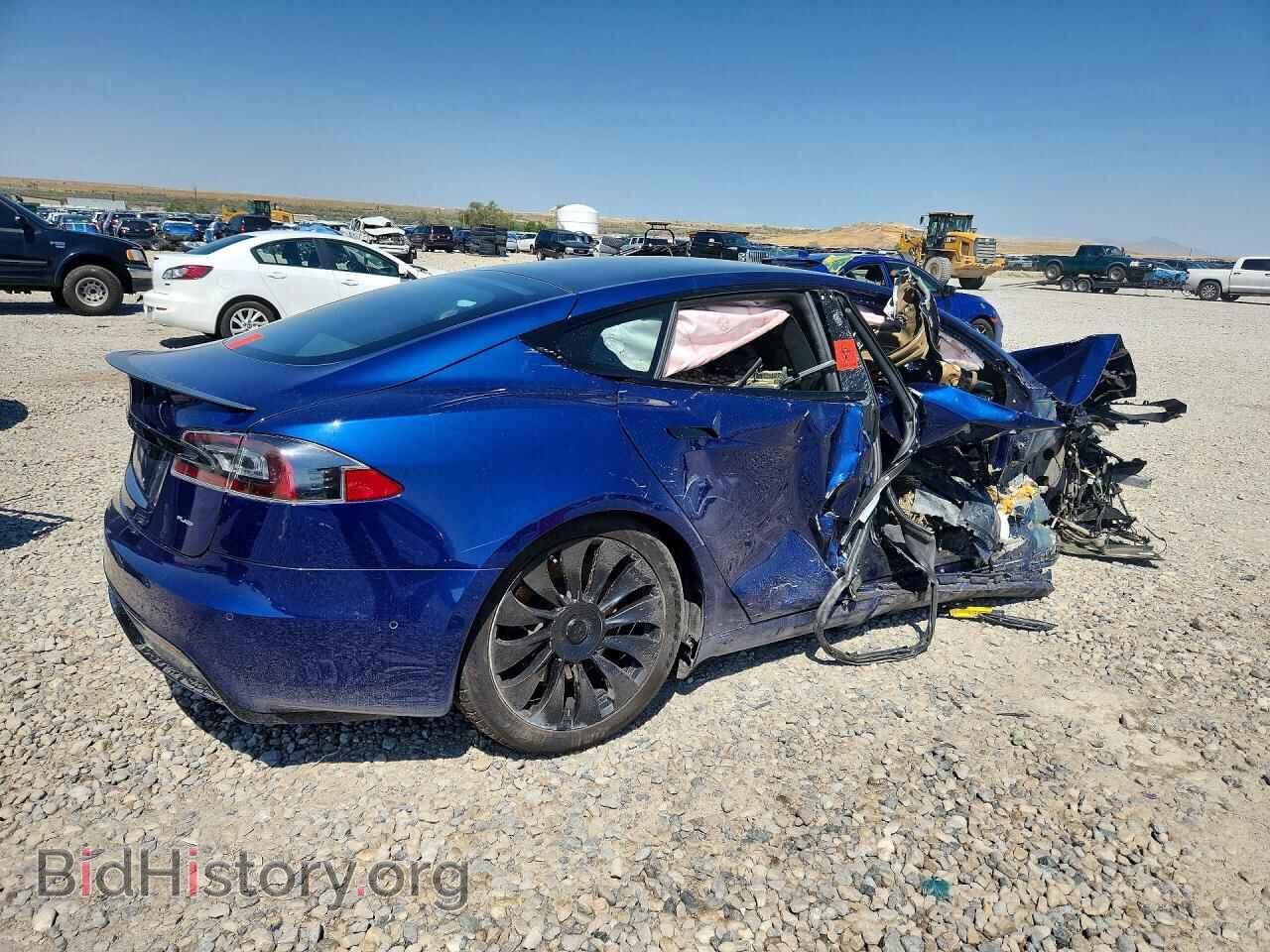 2022 TESLA MODEL S - VIN: 5YJSA1E66NF463567 - Фото 3