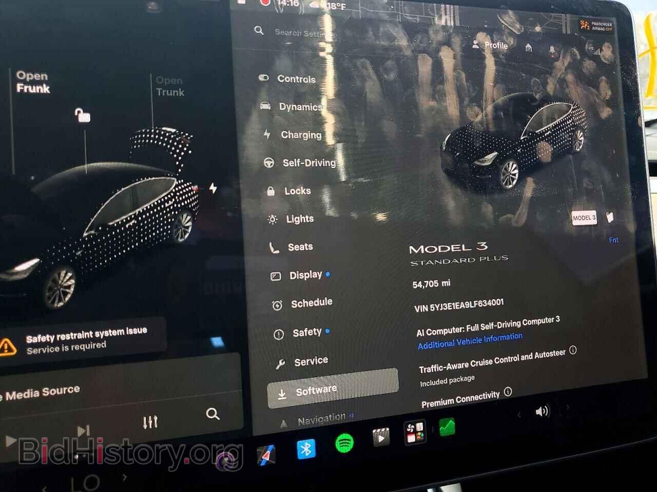 2020 TESLA MODEL 3 - VIN: 5YJ3E1EA9LF634001 - Photo 9