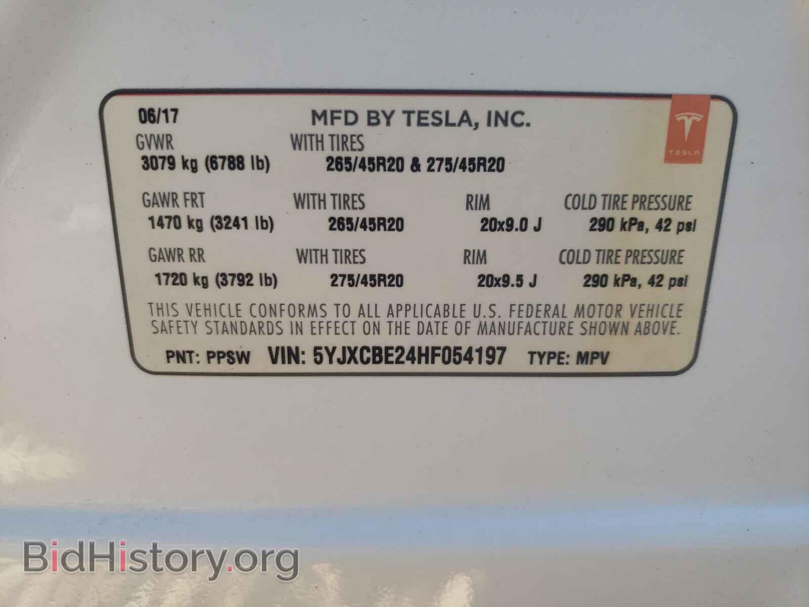2017 TESLA MODEL X - VIN: 5YJXCBE24HF054197 - Photo 10
