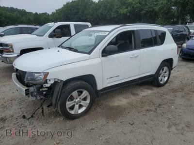 2015 Jeep COMPASS Sport, white — VIN 1C4NJDBB8FD437688, Copart