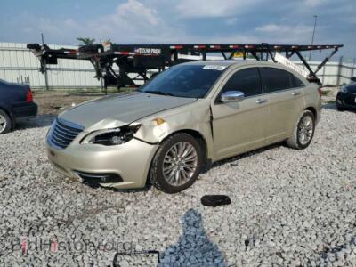 2011 Chrysler 200 Limited, gold — VIN 1C3BC2FG9BN505819, Copart