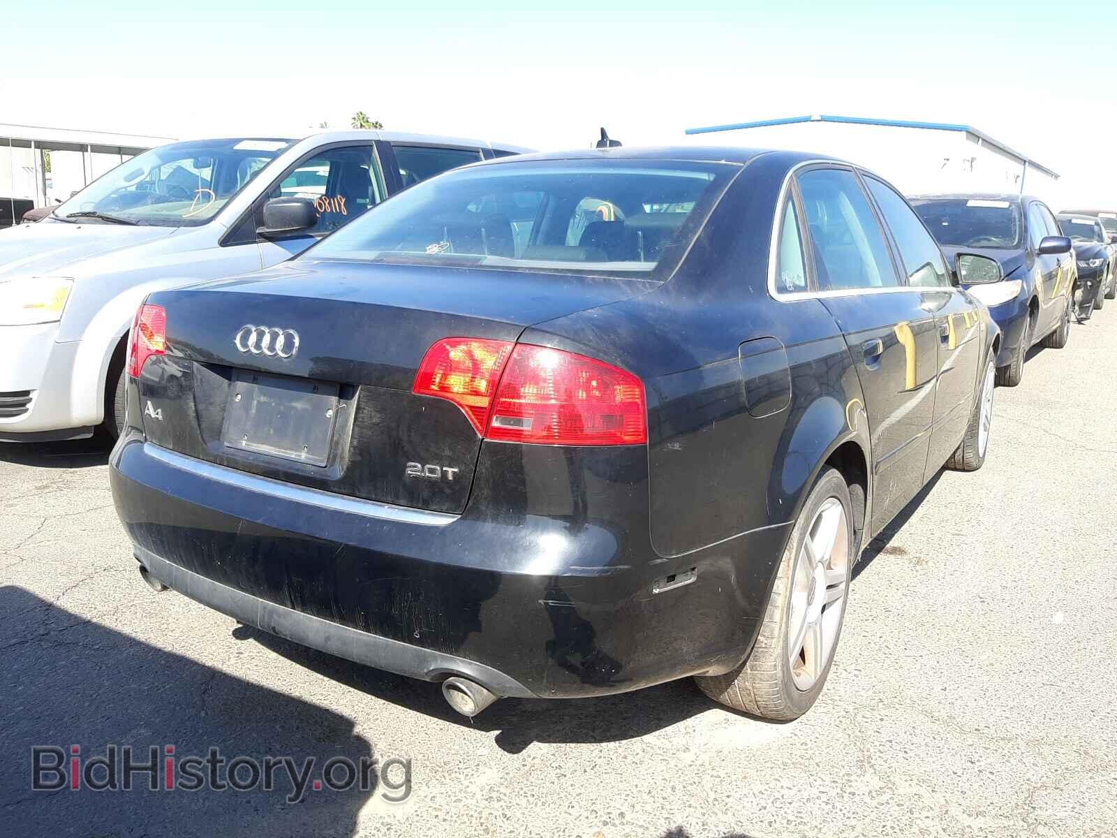 2007 AUDI A4 - VIN: WAUAF78E17A017550 - Фото 4