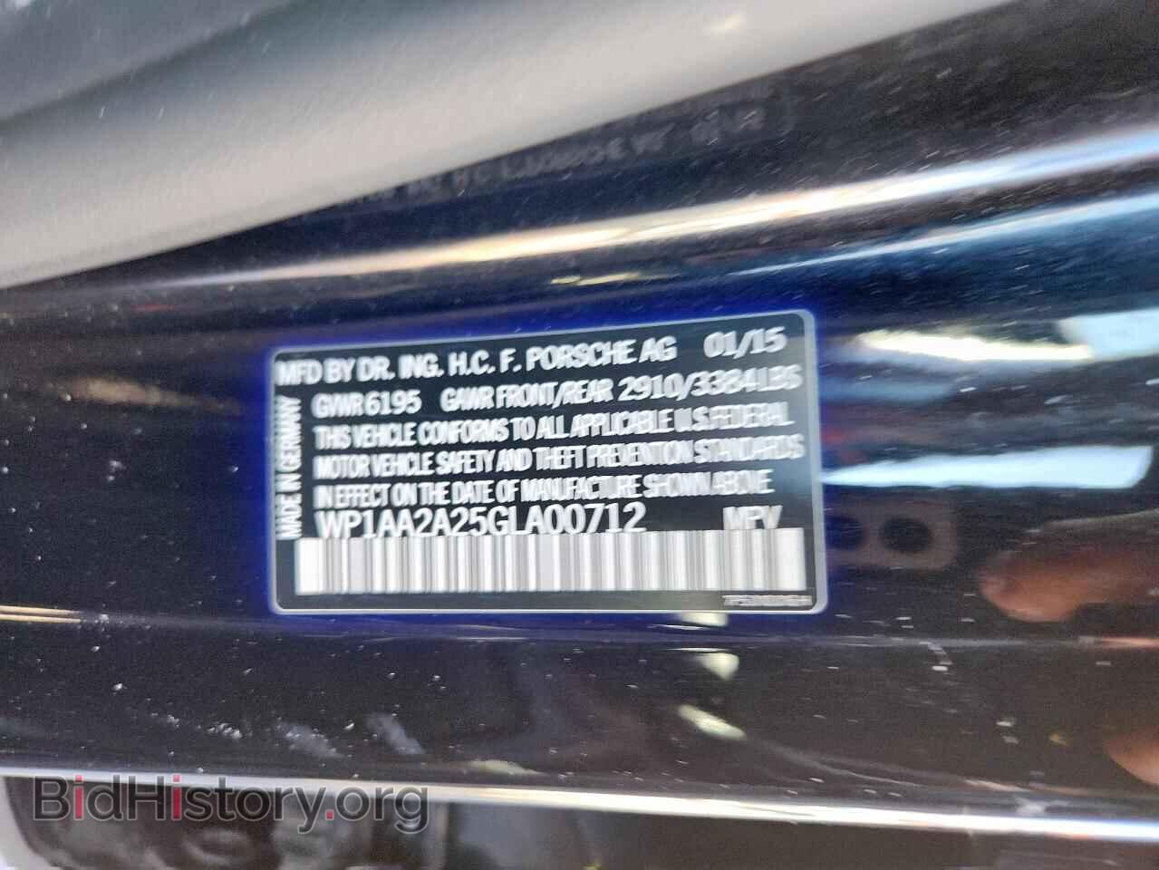 2016 PORSCHE CAYENNE - VIN: WP1AA2A25GLA00712 - Фото 13