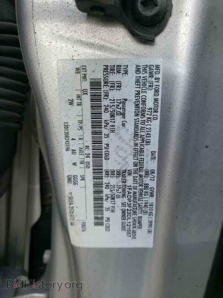 2013 FORD FOCUS - VIN: 1FADP3F23DL121557 - Фото 10