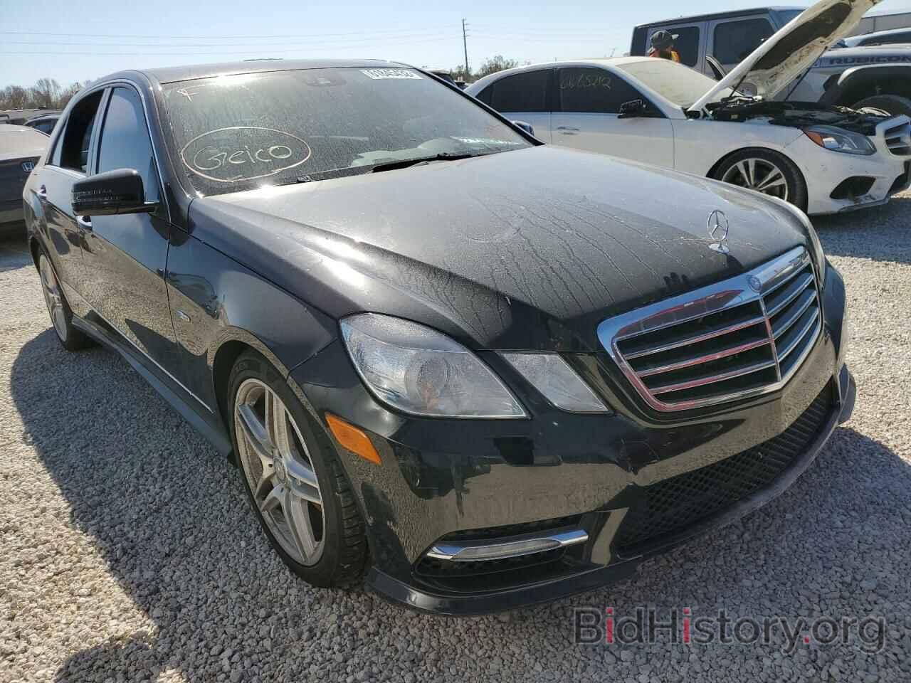 Photo WDDHF5KB6CA631319 - MERCEDES-BENZ E-CLASS 2012