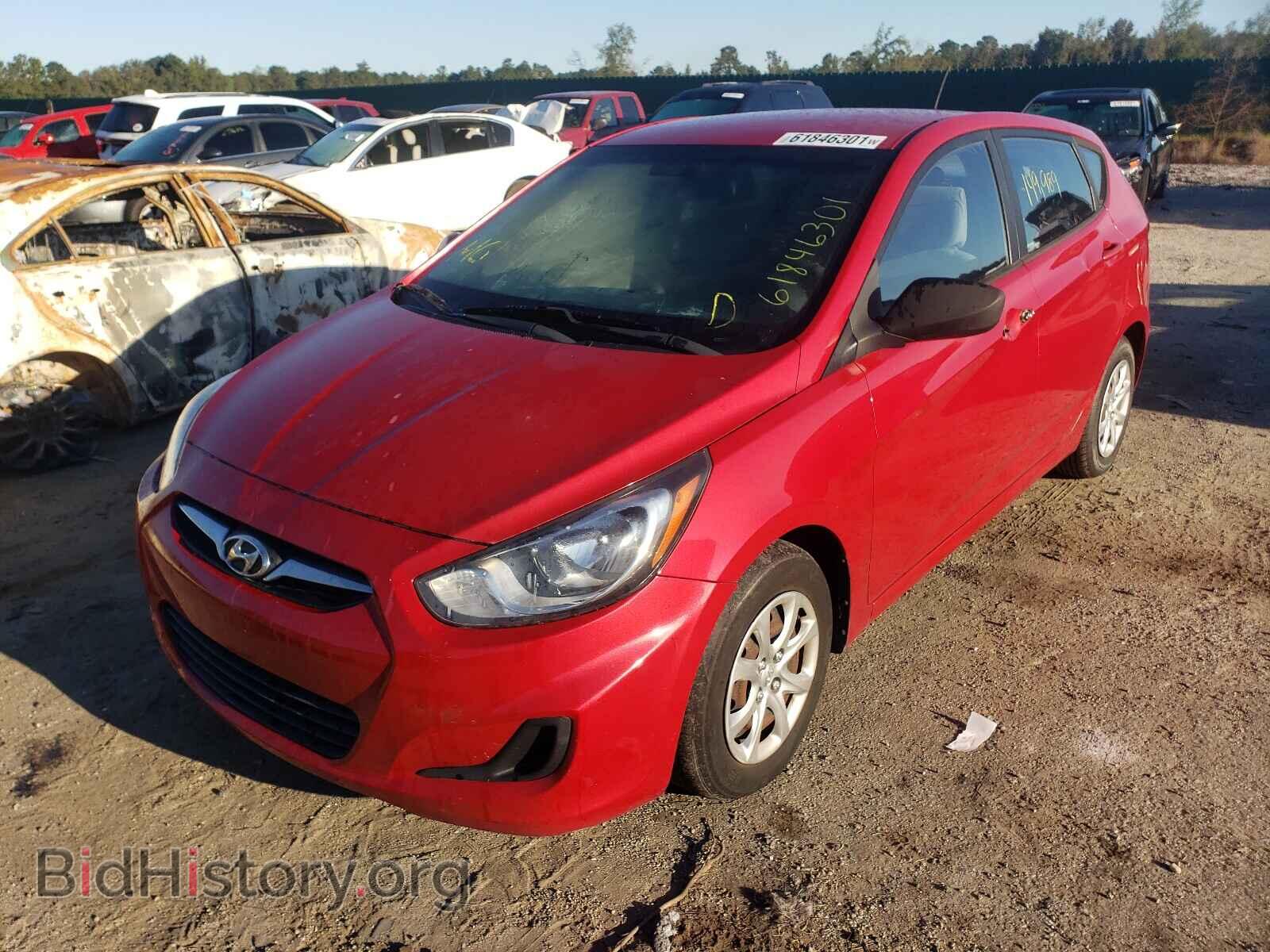 2013 HYUNDAI ACCENT - VIN: KMHCT5AE2DU088104 - Фото 2