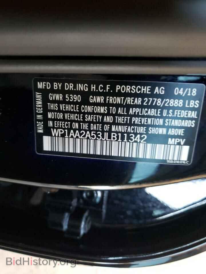 2018 Porsche MACAN (VIN WP1AA2A53JLB11342) — photo 10 of 10