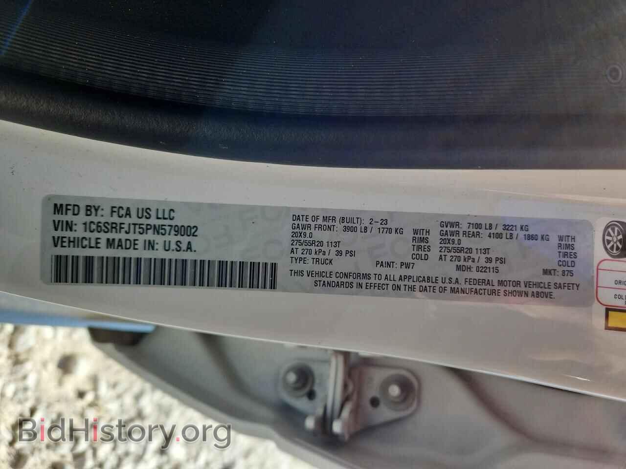 2023 RAM 1500 - VIN: 1C6SRFJT5PN579002 - Photo 13