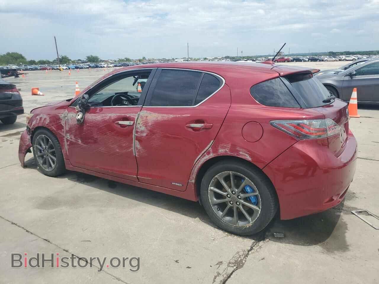 2012 LEXUS CT 200 - VIN: JTHKD5BH4C2108075 - Фото 2