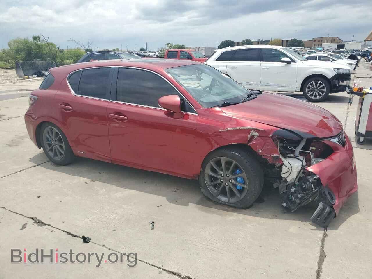 2012 LEXUS CT 200 - VIN: JTHKD5BH4C2108075 - Фото 4