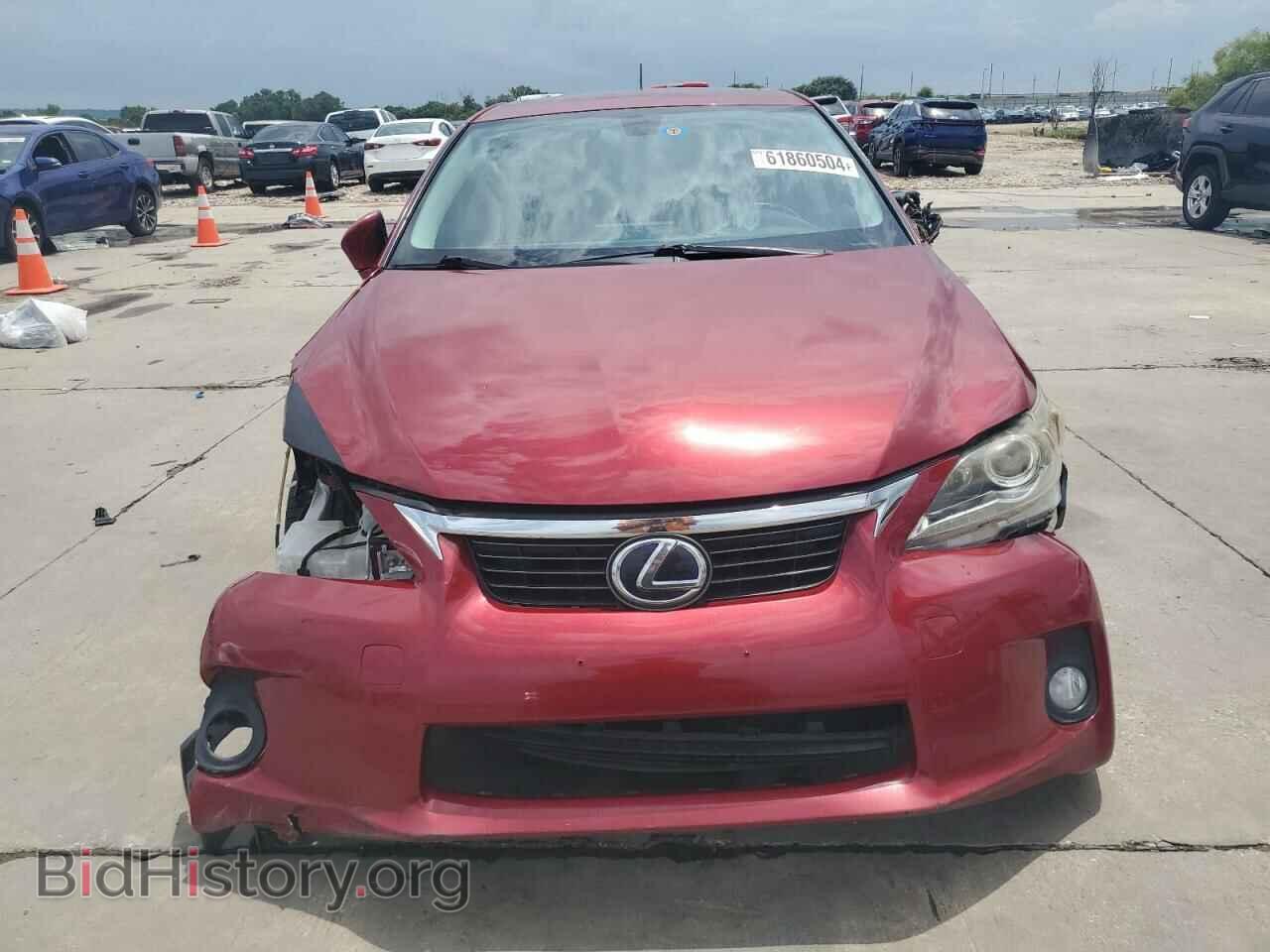 2012 LEXUS CT 200 - VIN: JTHKD5BH4C2108075 - Фото 5