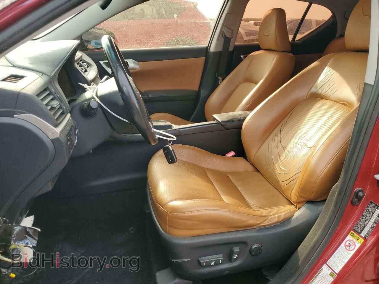 2012 LEXUS CT 200 - VIN: JTHKD5BH4C2108075 - Фото 7