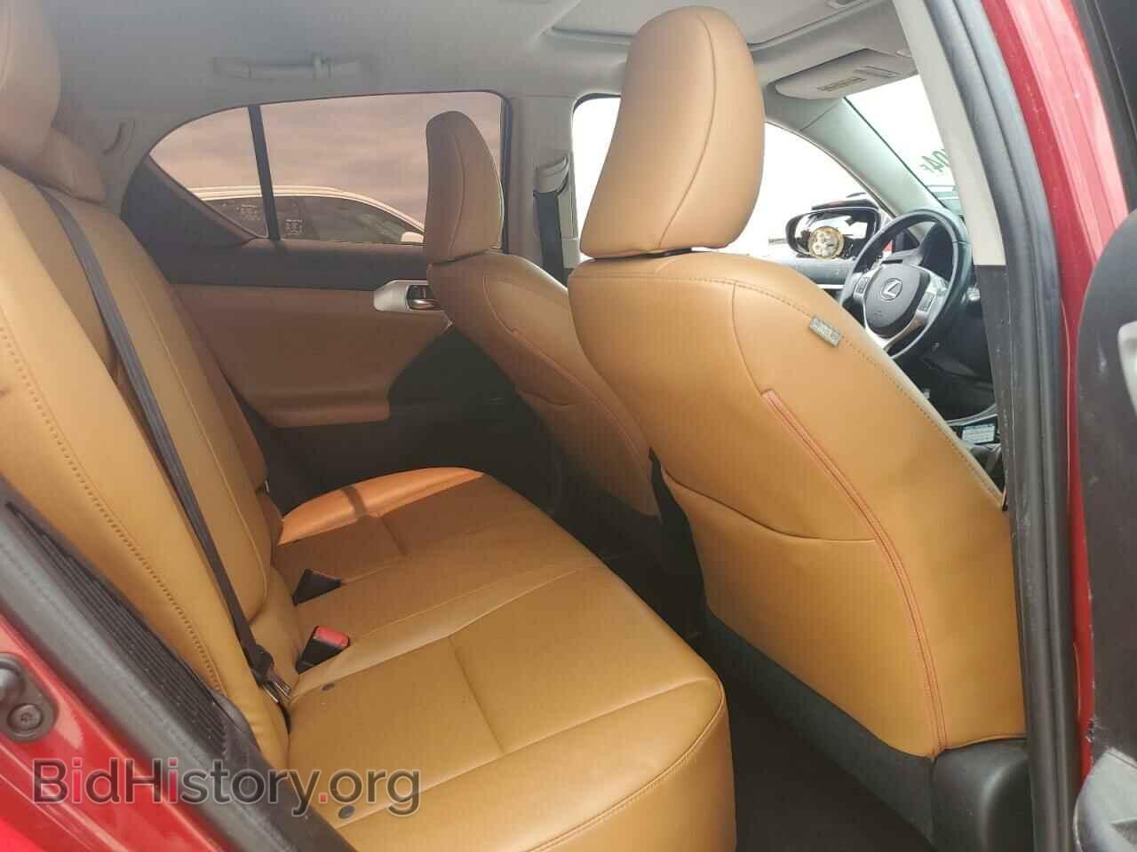 2012 LEXUS CT 200 - VIN: JTHKD5BH4C2108075 - Фото 10