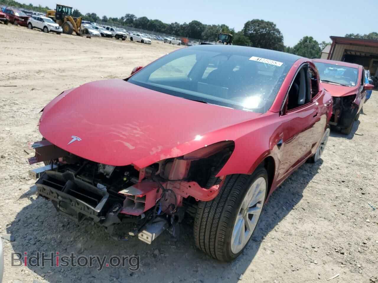 Photo 5YJ3E1EA2NF287887 - TESLA MODEL 3 2022