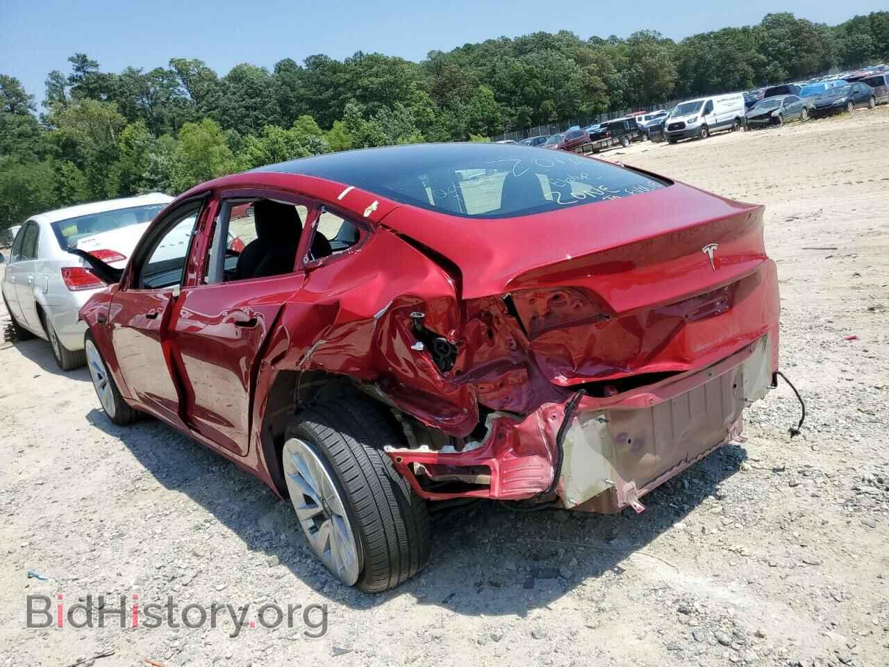 2022 TESLA MODEL 3 - VIN: 5YJ3E1EA2NF287887 - Фото 2