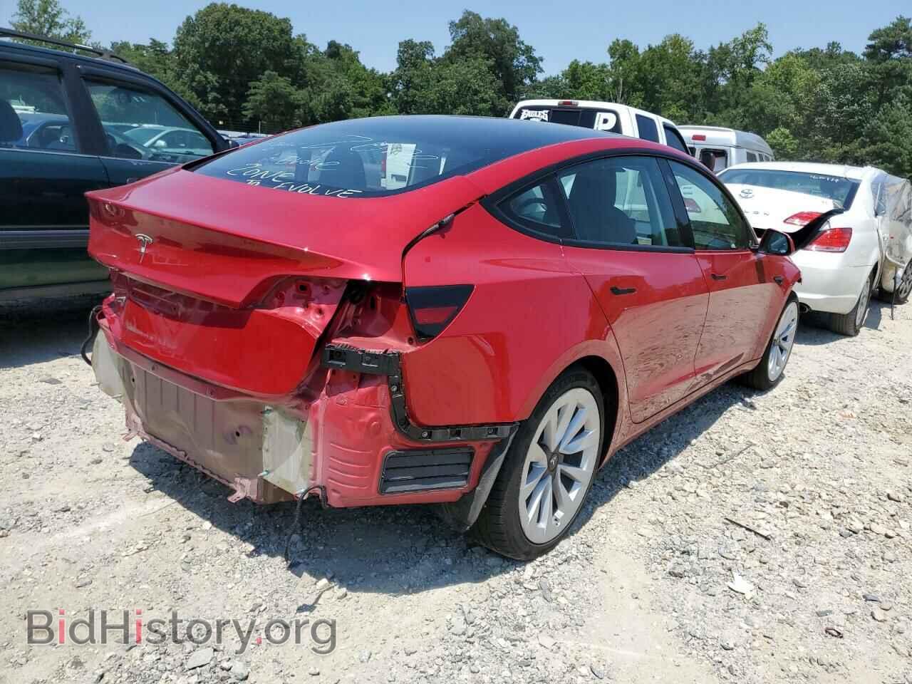 2022 TESLA MODEL 3 - VIN: 5YJ3E1EA2NF287887 - Фото 3