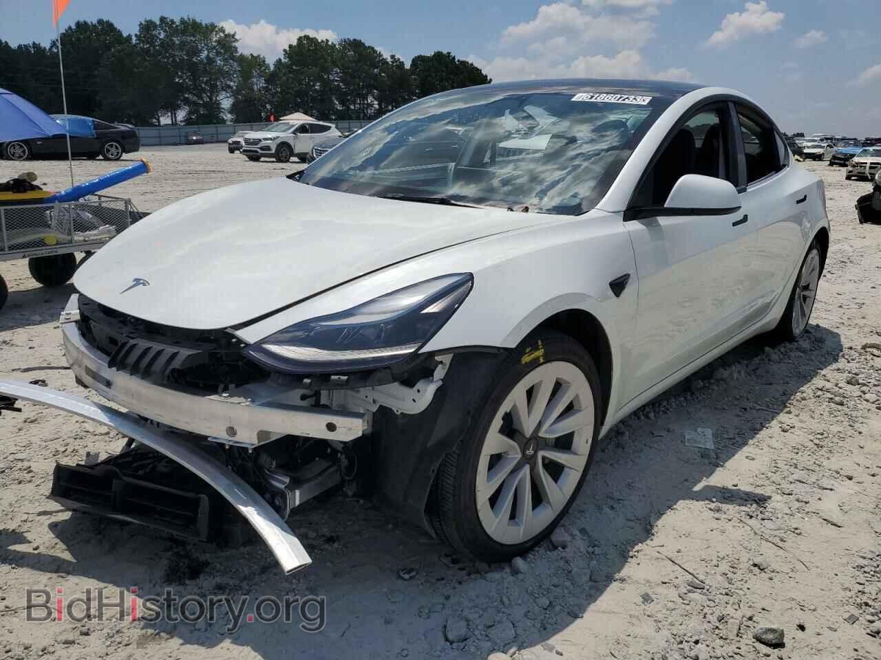Photo 5YJ3E1EA9NF371642 - TESLA MODEL 3 2022