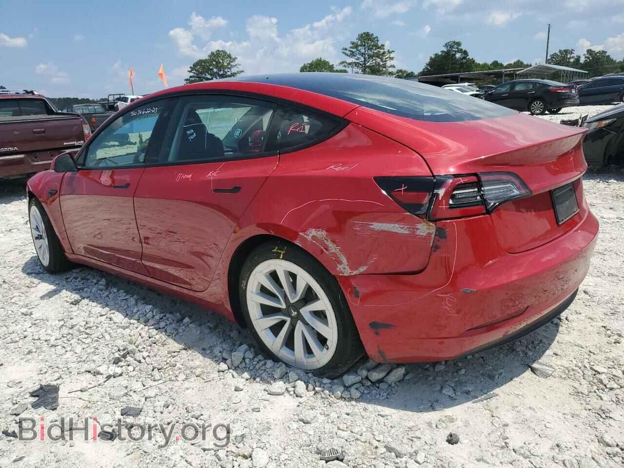 2022 TESLA MODEL 3 - VIN: 5YJ3E1EB2NF187488 - Photo 2