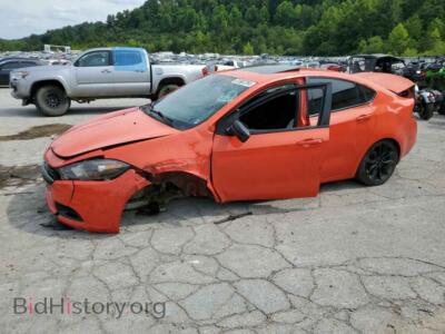 2016 Dodge DART SXT Sport, оранжевый — VIN 1C3CDFFA1GD820034, Copart