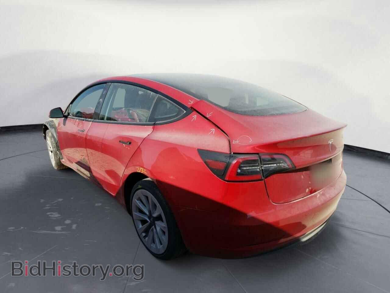 2022 TESLA MODEL 3 - VIN: 5YJ3E1EB1NF144826 - Фото 2