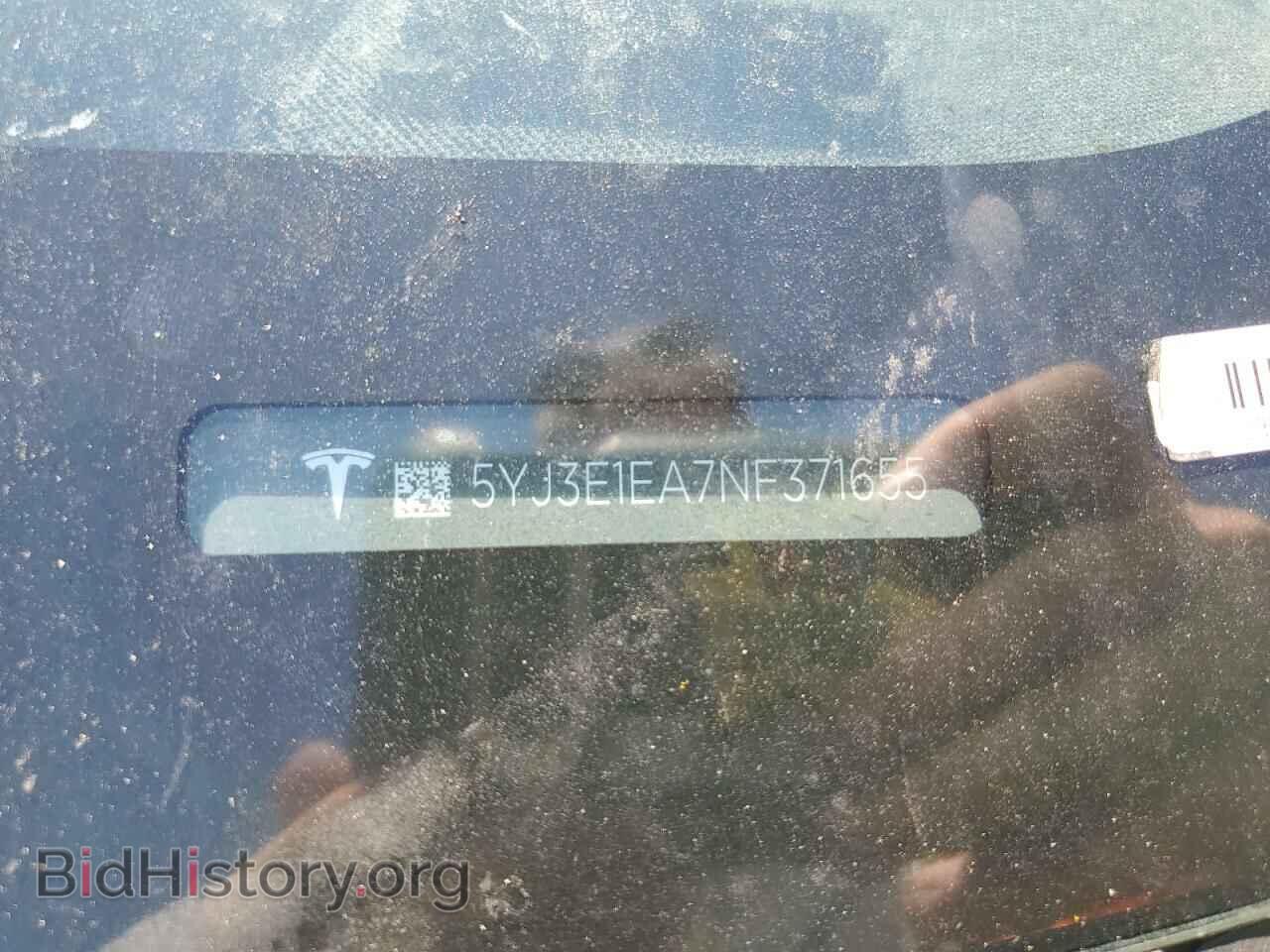 2022 TESLA MODEL 3 - VIN: 5YJ3E1EA7NF371655 - Фото 12