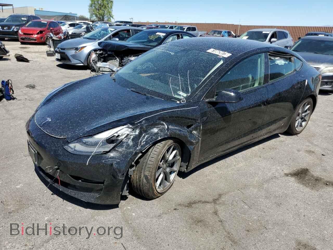 Photo 5YJ3E1EA6NF188246 - TESLA MODEL 3 2022