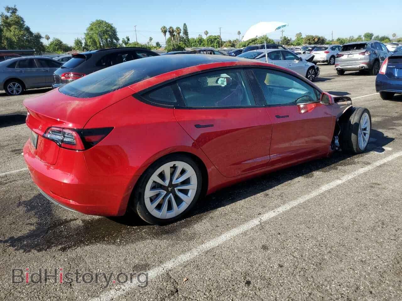 2022 TESLA MODEL 3 - VIN: 5YJ3E1EA2NF142753 - Фото 3
