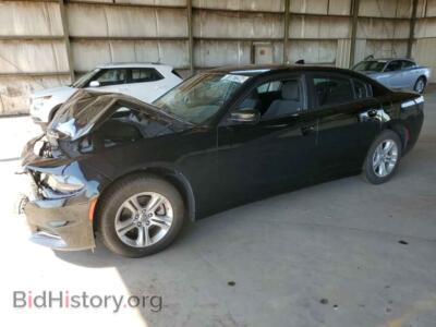 2023 Dodge CHARGER SXT, черный — VIN 2C3CDXBG7PH589160, Copart