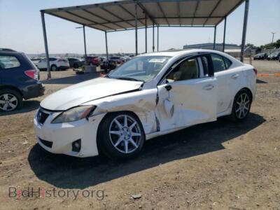 2011 Lexus IS 250, white — VIN JTHBF5C28B2101214, Copart