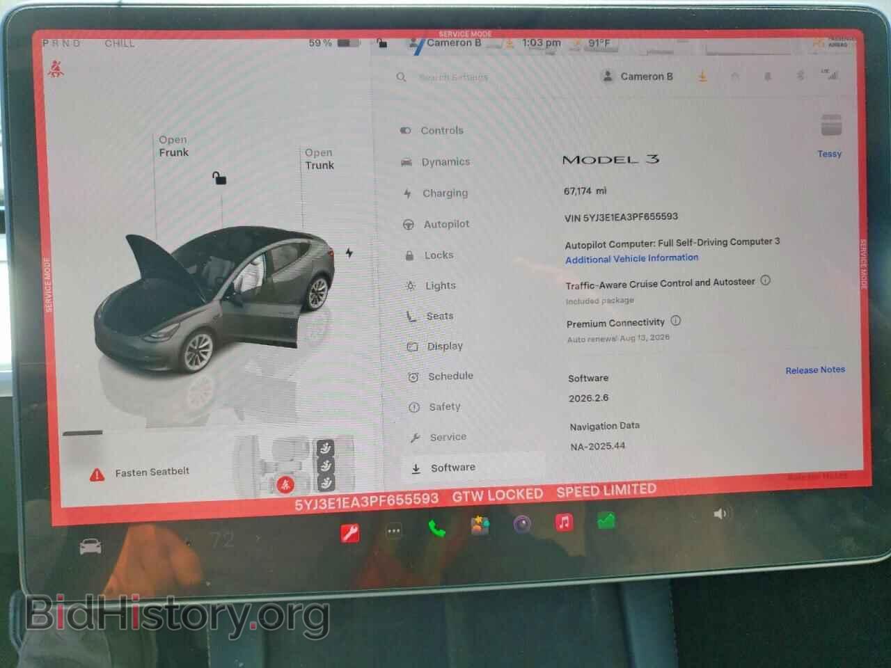 2023 TESLA MODEL 3 - VIN: 5YJ3E1EA3PF655593 - Photo 9