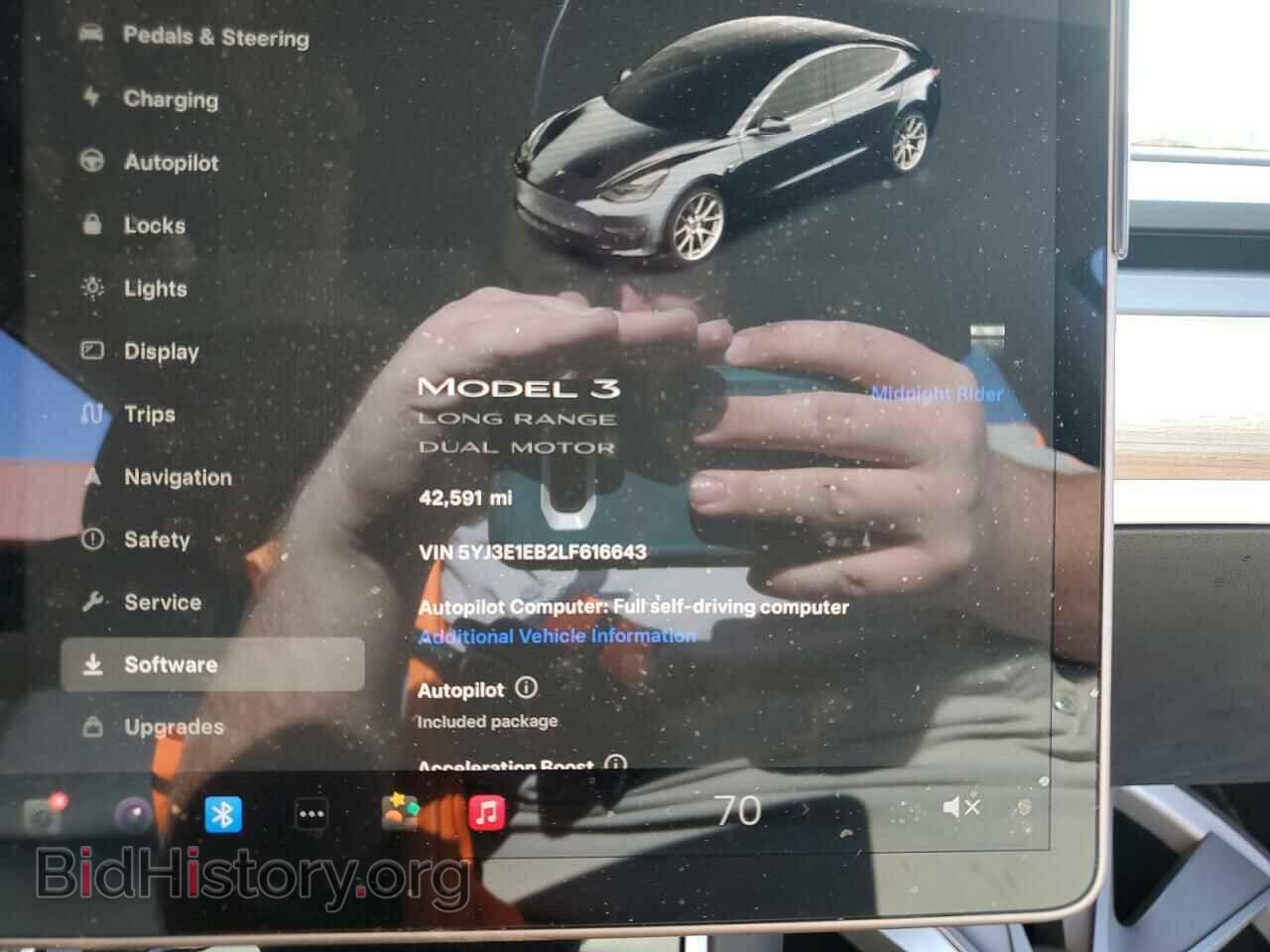 2020 TESLA MODEL 3 - VIN: 5YJ3E1EB2LF616643 - Фото 9