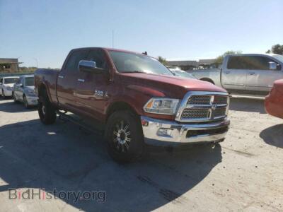 2014 RAM 2500 2500 Laram, maroon — VIN 3C6UR5FLXEG287444, Copart