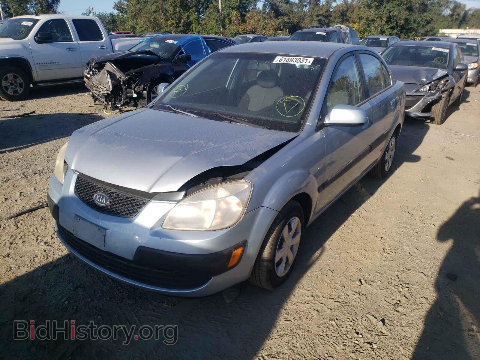 2007 KIA RIO - VIN: KNADE123076221845 - Фото 2