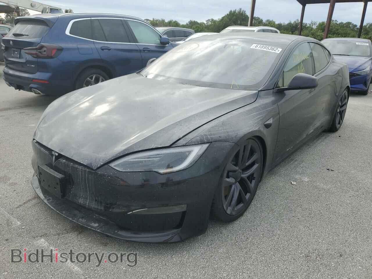 2022 TESLA MODEL S - VIN: 5YJSA1E55NF488970 - Фото 2