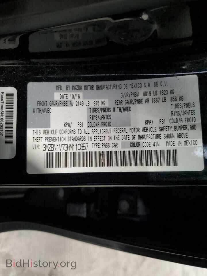 2017 MAZDA 3 - VIN: 3MZBN1V73HM110357 - Photo 10