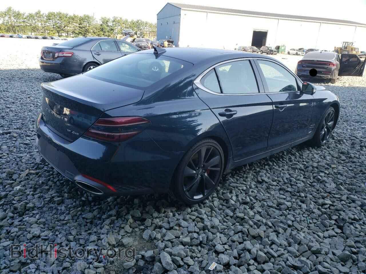 2022 GENESIS G70 BASE - VIN: KMTG54TE6NU098953 - Фото 3