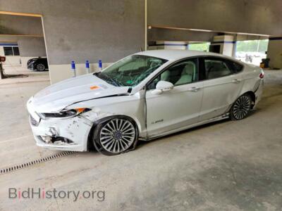 2017 Ford FUSION Titanium HEV, белый — VIN 3FA6P0RU0HR360026, Copart