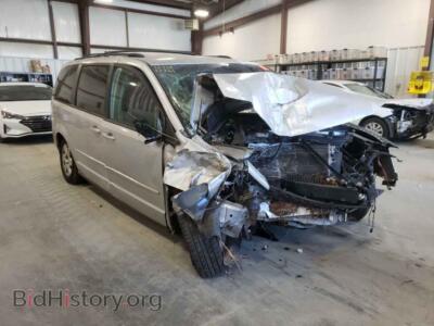 2010 Dodge CARAVAN Grand Cara, серебристый — VIN 2D4RN4DE6AR134558, Copart