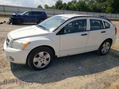 2007 Dodge CALIBER SXT, white — VIN 1B3HB48B87D528822, Copart