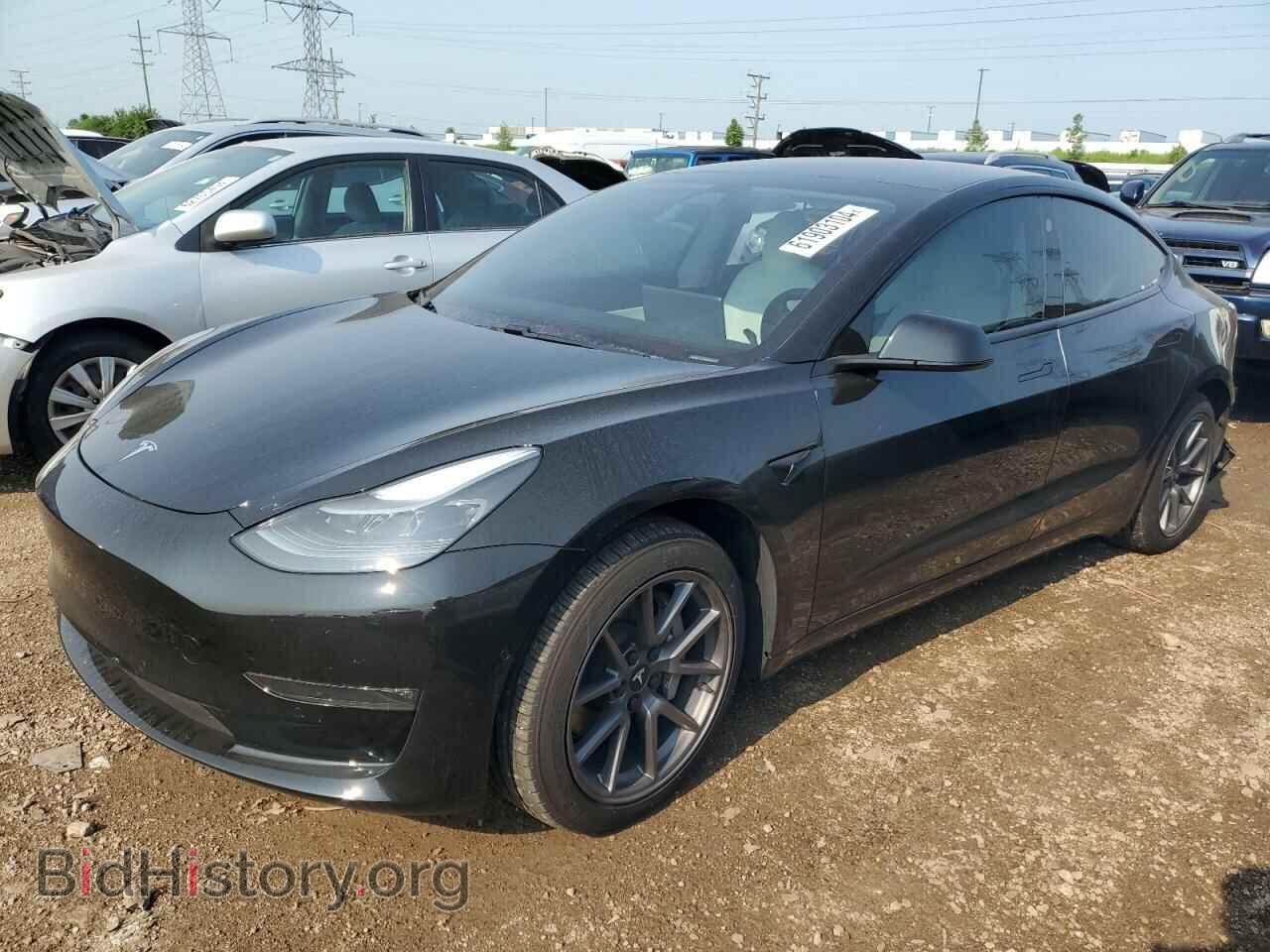 Photo 5YJ3E1EB9MF919260 - TESLA MODEL 3 2021