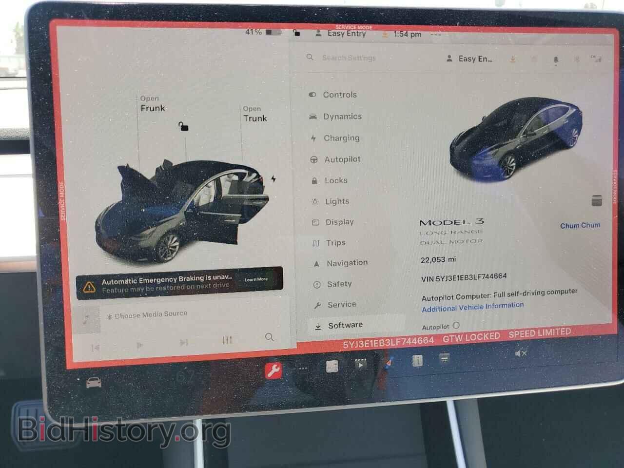 2020 TESLA MODEL 3 - VIN: 5YJ3E1EB3LF744664 - Фото 9