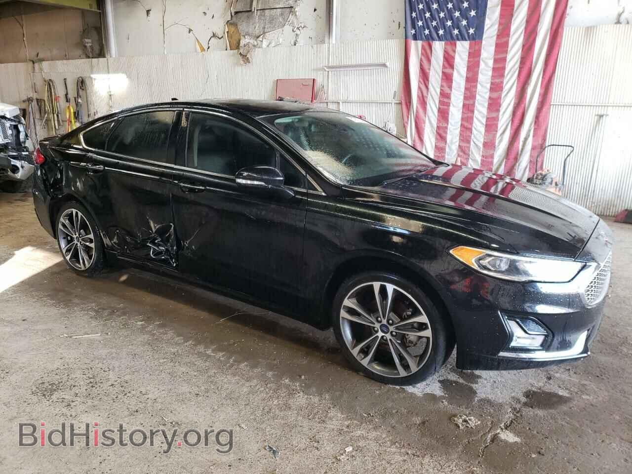 2019 FORD FUSION - VIN: 3FA6P0D91KR204393 - Фото 4