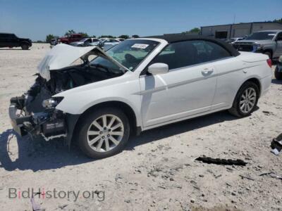 2012 Chrysler 200 TOURING, white — VIN 1C3BCBEB2CN218460, Copart