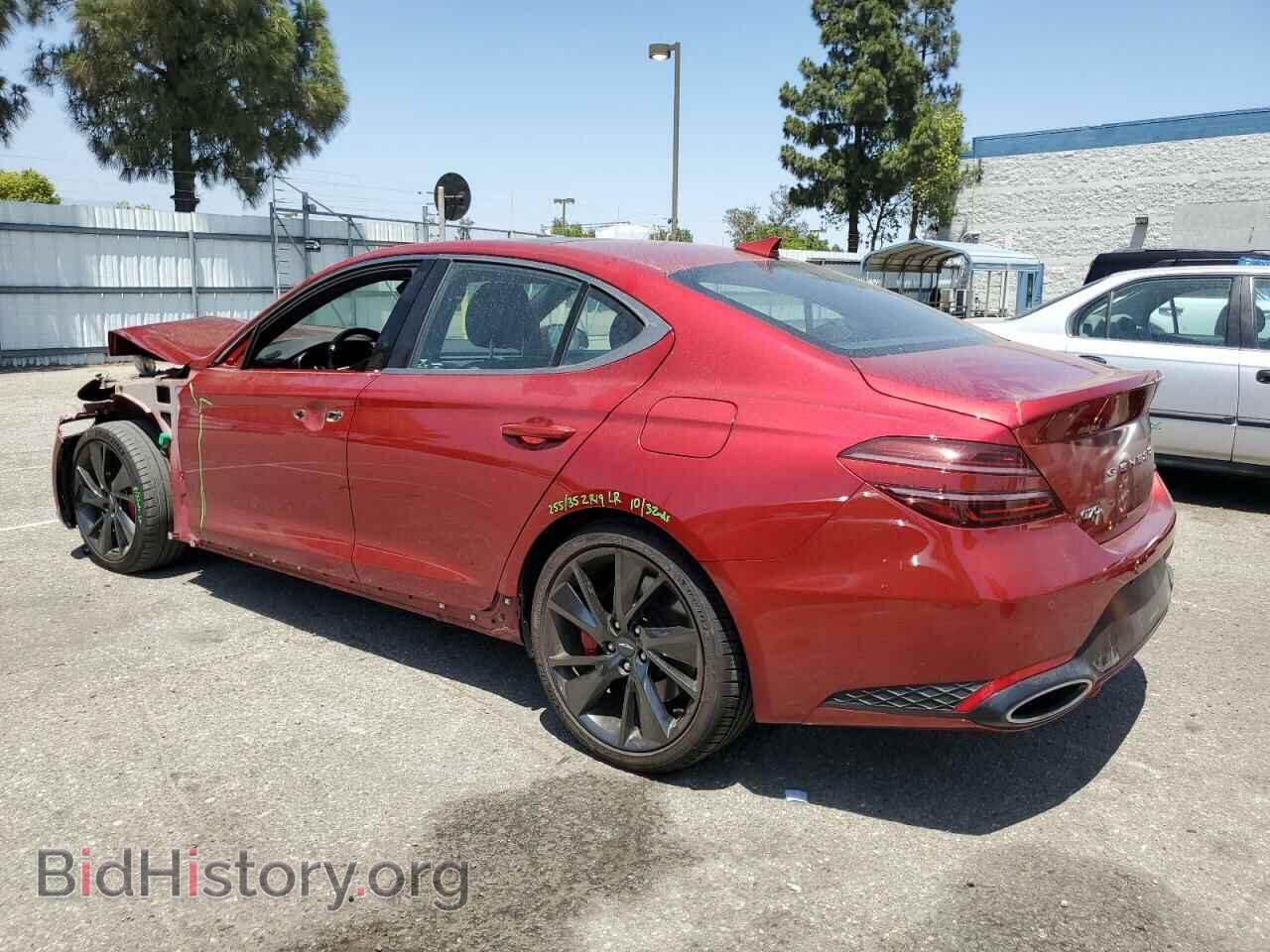 2022 GENESIS G70 BASE - VIN: KMTG54TE6NU100751 - Фото 2