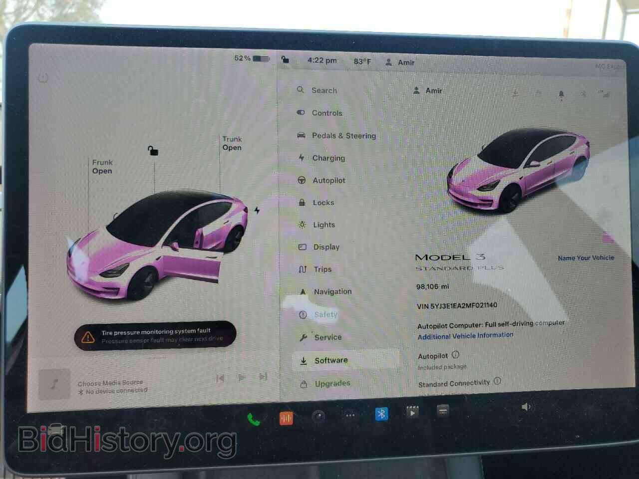 2021 TESLA MODEL 3 - VIN: 5YJ3E1EA2MF021140 - Photo 9