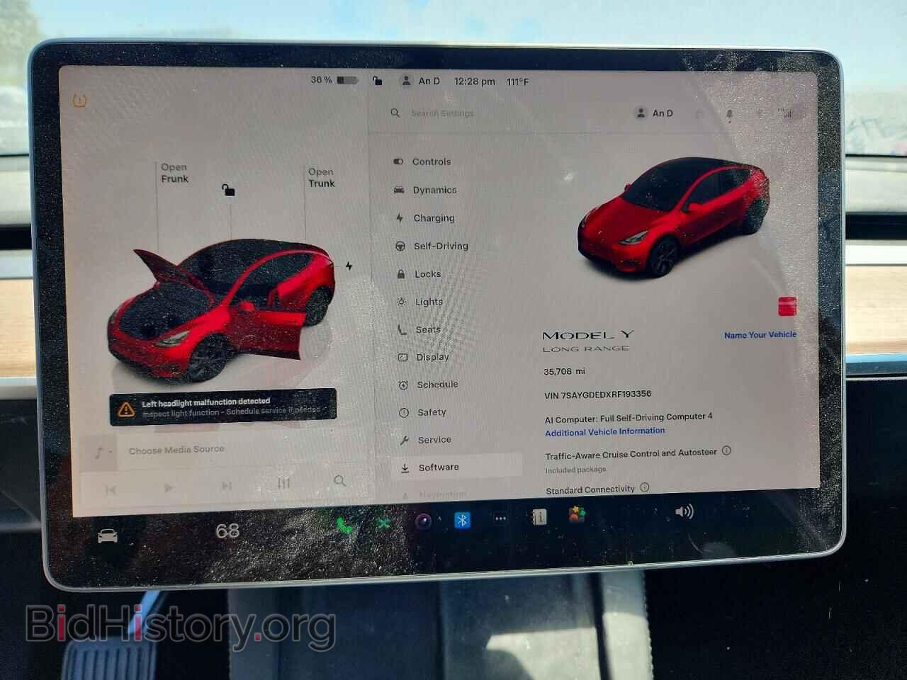 2024 TESLA MODEL Y - VIN: 7SAYGDEDXRF193356 - Photo 9