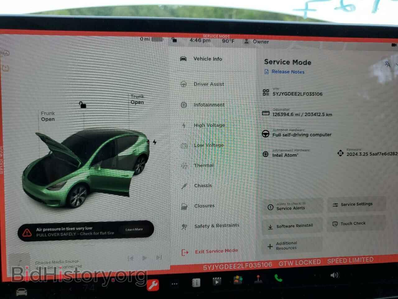 2020 TESLA MODEL Y - VIN: 5YJYGDEE2LF035106 - Фото 9