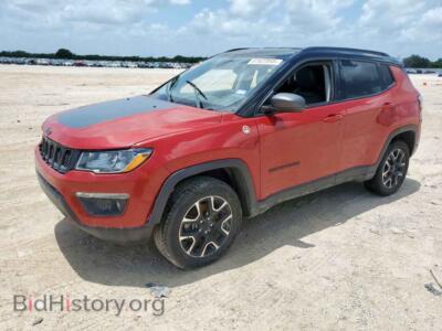 2020 Jeep COMPASS Trailhawk, красный — VIN 3C4NJDDB5LT177298, Copart
