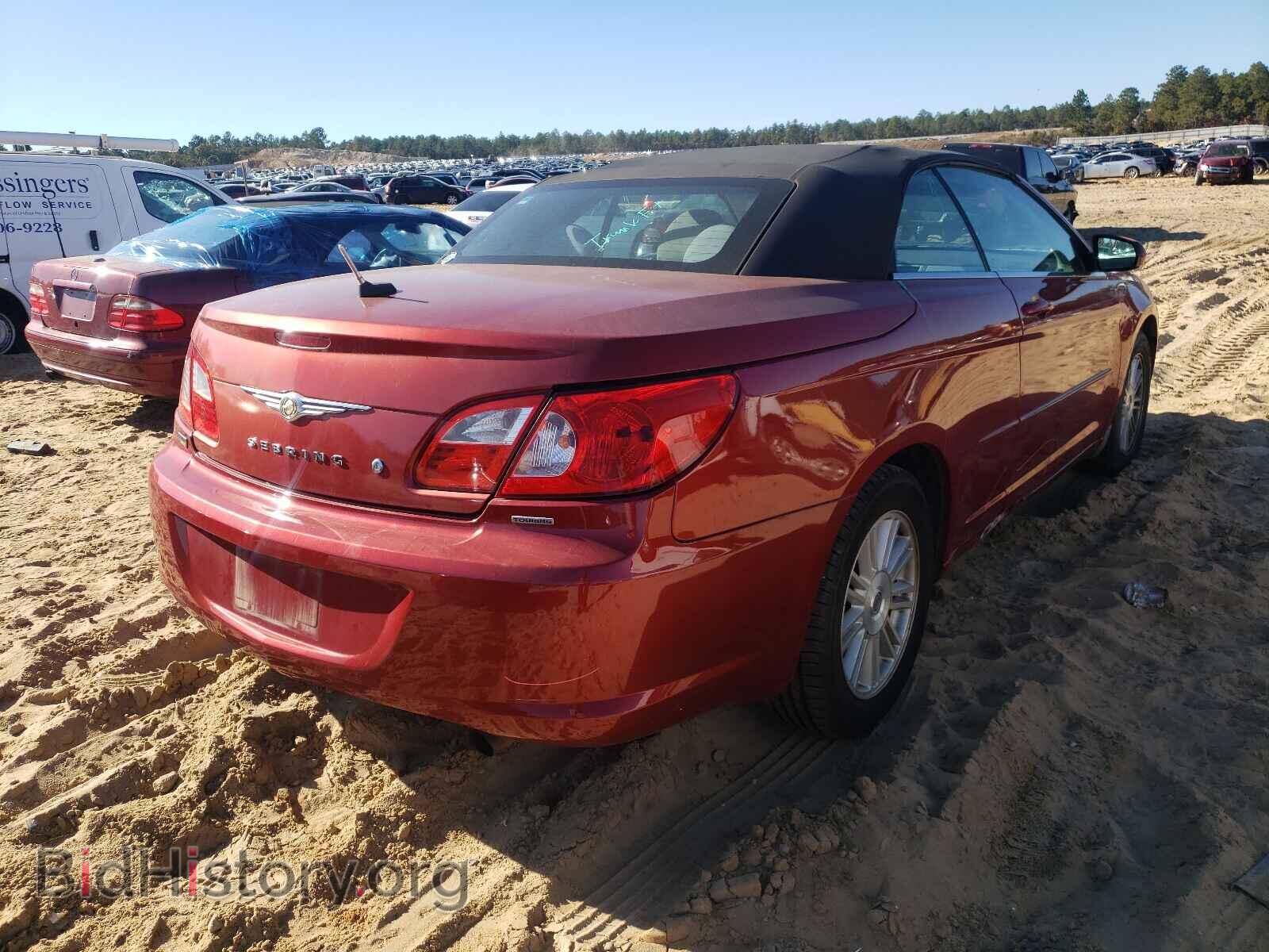 2008 CHRYSLER SEBRING - VIN: 1C3LC55R58N134871 - Фото 4