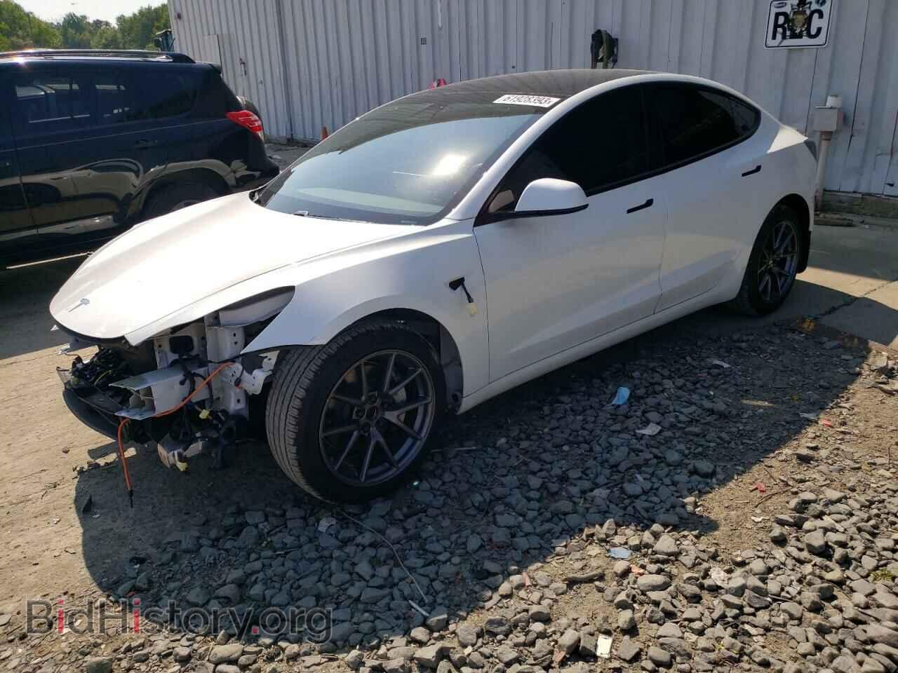 Photo 5YJ3E1EA7MF851418 - TESLA MODEL 3 2021